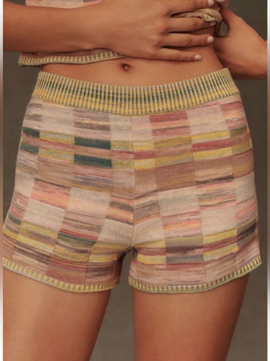 Anthropologie Pants - NWT Anthropologie Daily Practice Colorblock Knit Lounge Shorts Sz XL